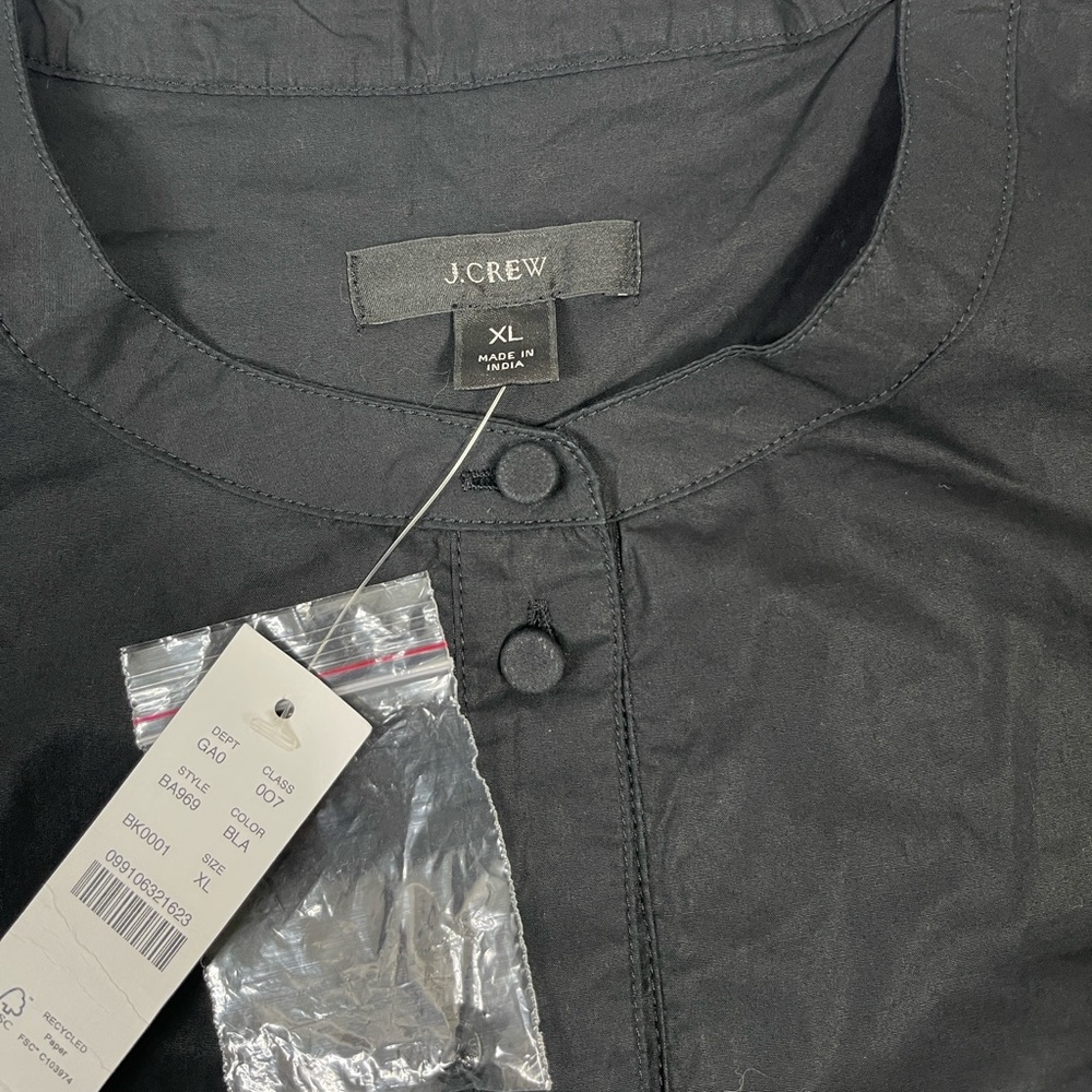 J. Crew Charcoal Button-Up Blouse - Picture 8 of 11